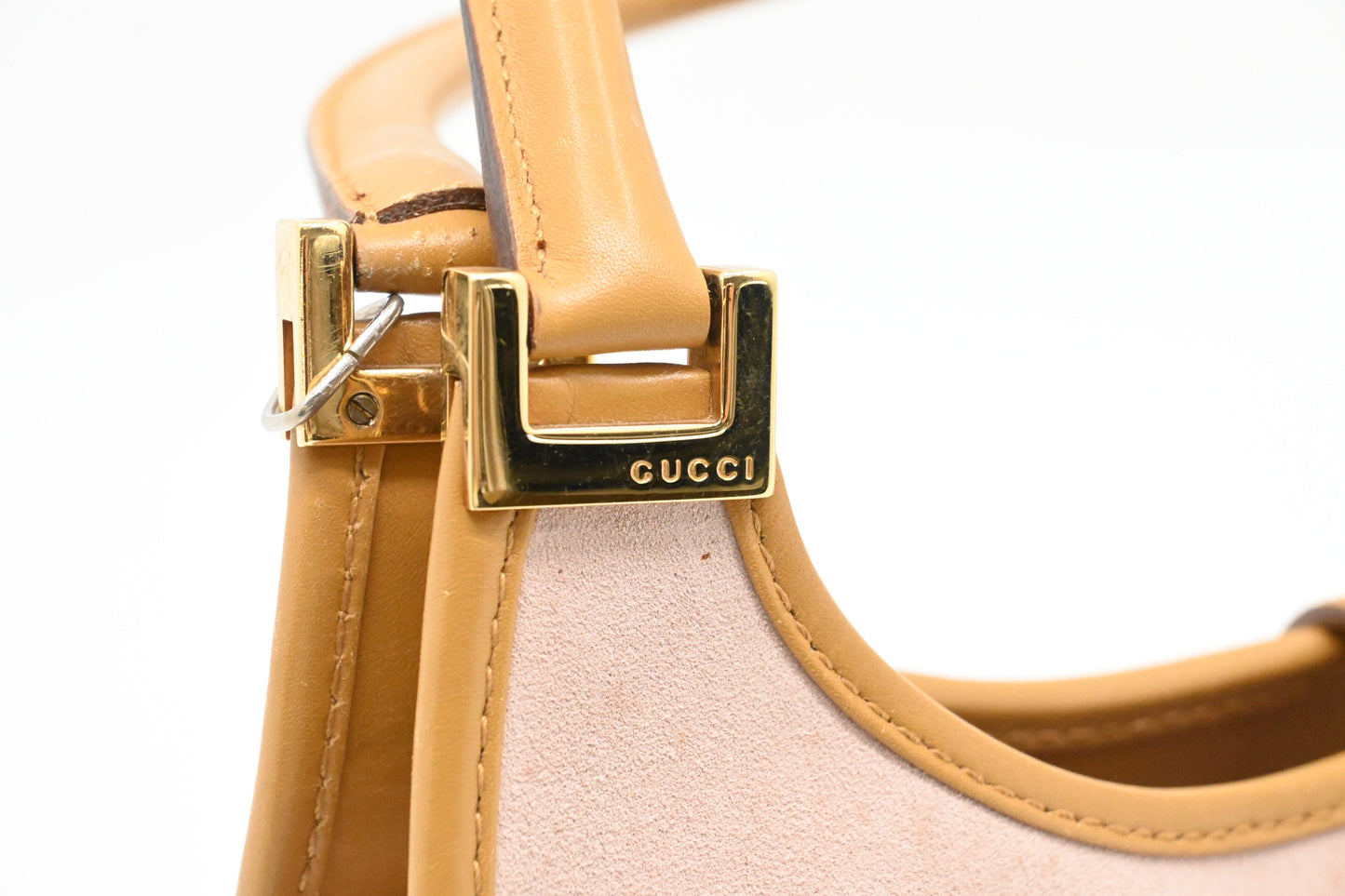 Gucci Small Jackie in Pink Suede