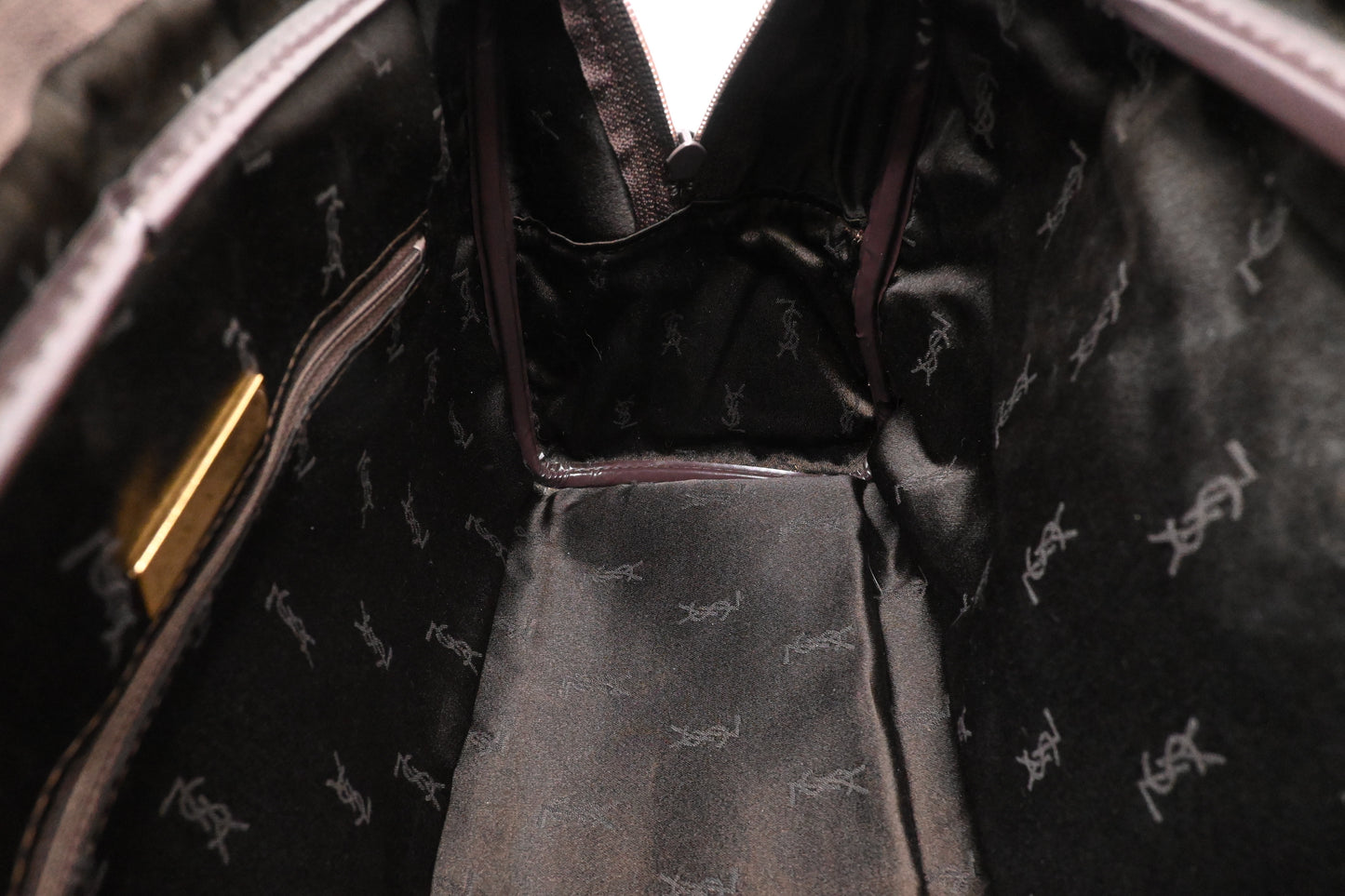 YSL Saint Laurent Handbag in Green Coated Canvas