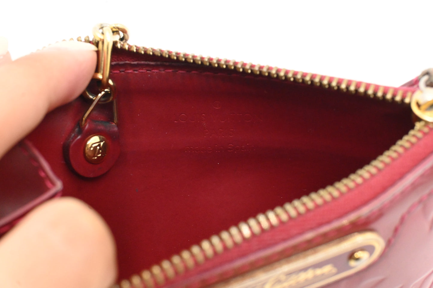 Louis Vuitton Cles NM in Indian Rose Vernis Leather
