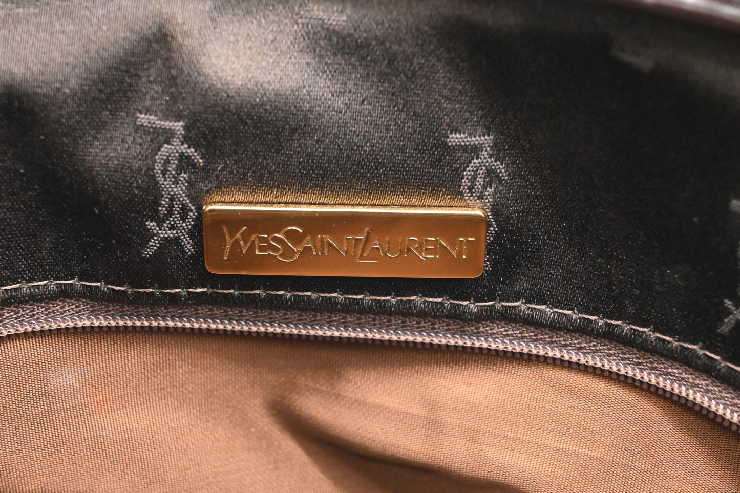 YSL Saint Laurent Handbag in Green Coated Canvas