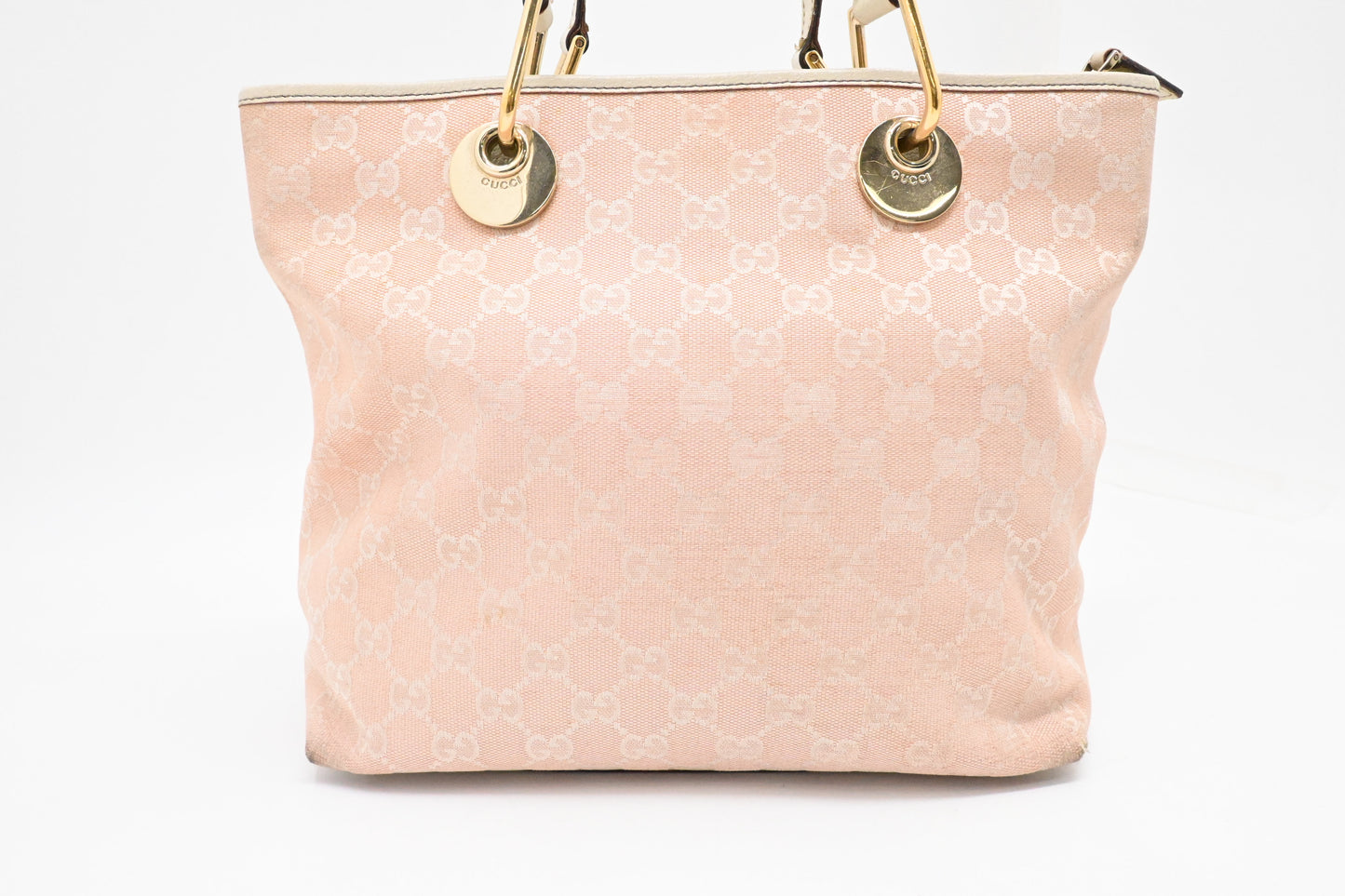Gucci Shoulder Bag in Pink GG Canvas