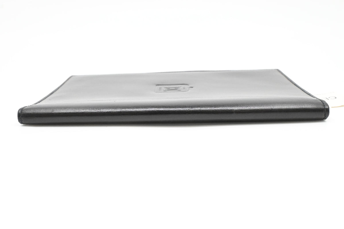Celine Agenda Cover in Black Leather