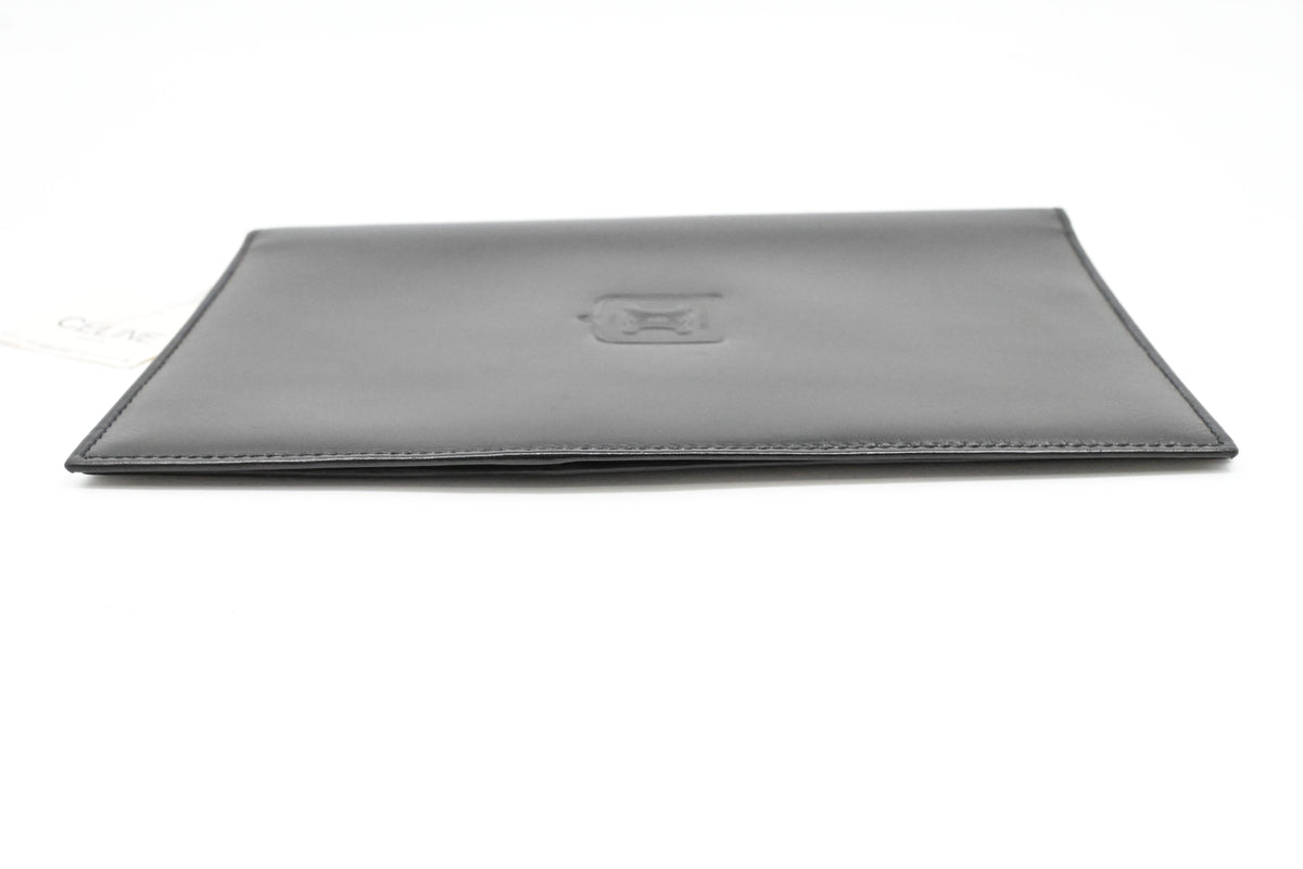 Celine Agenda Cover in Black Leather
