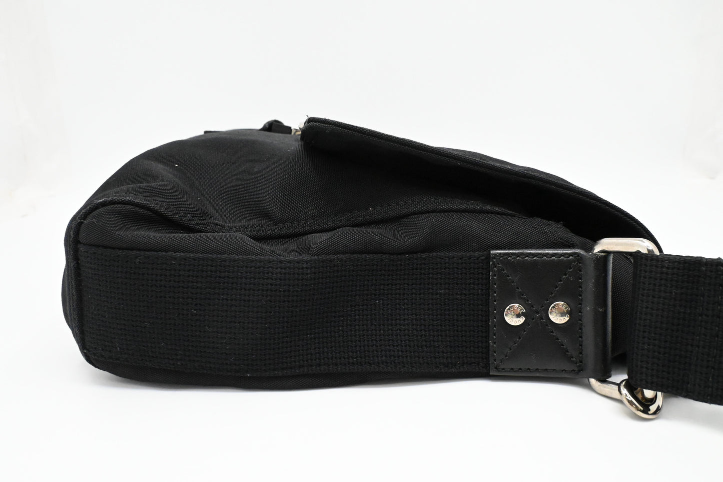 Gucci Messenger Bag in Black Canvas