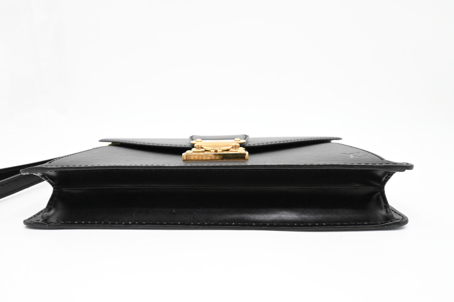 Louis Vuitton Sellier Dragonne in Black Epi Leather