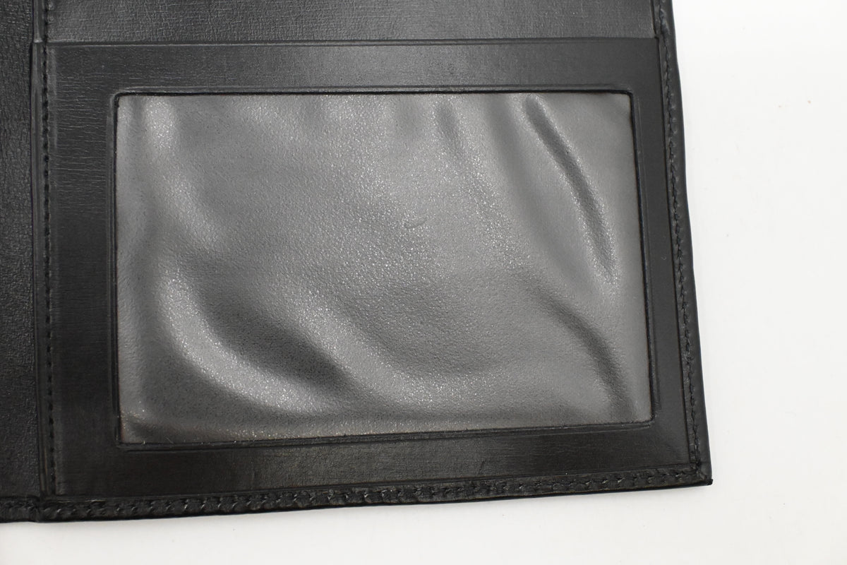 Celine Agenda Cover in Black Leather