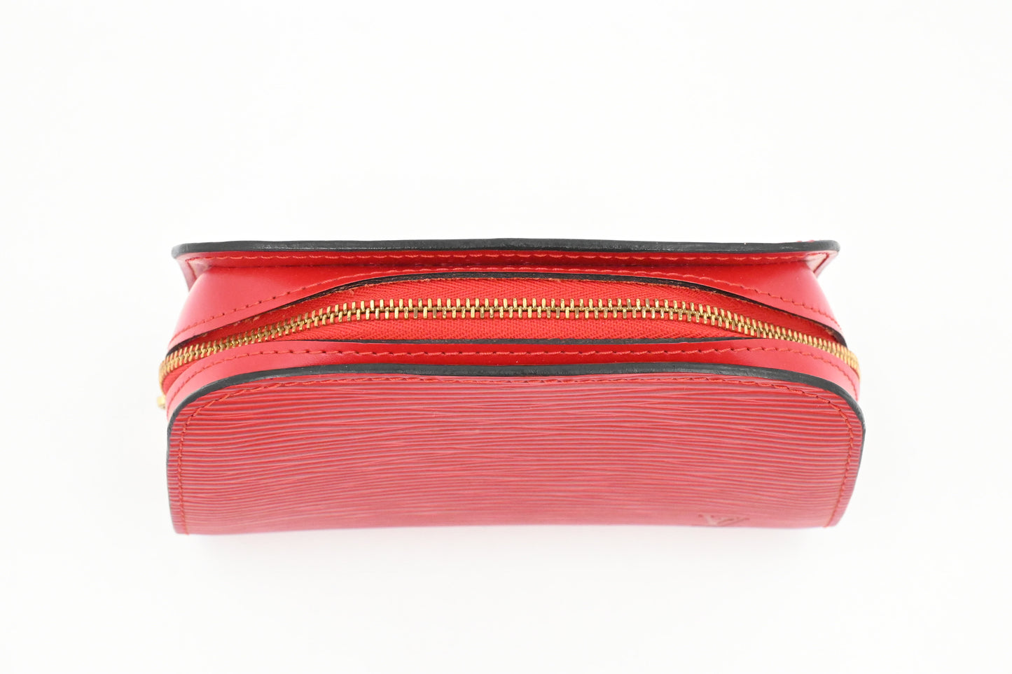 Louis Vuitton Dauphine PM Pouch in Red Epi Leather