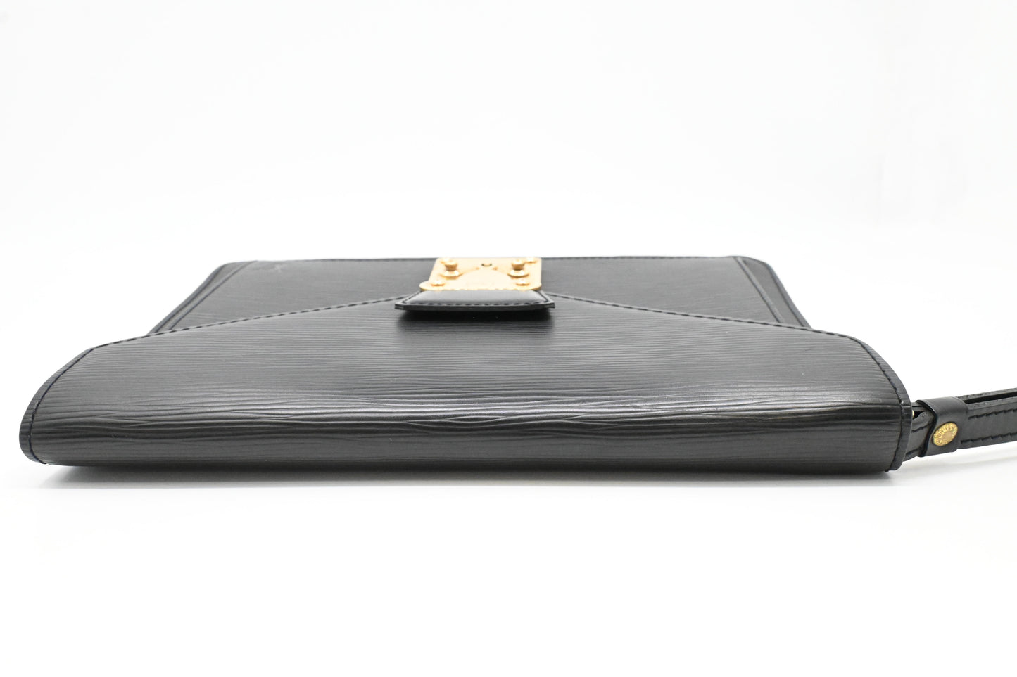 Louis Vuitton Sellier Dragonne in Black Epi Leather