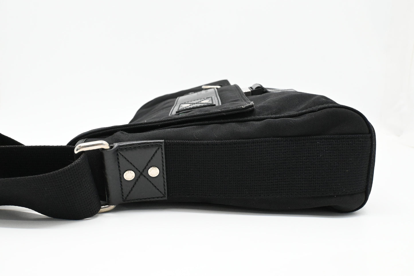 Gucci Messenger Bag in Black Canvas