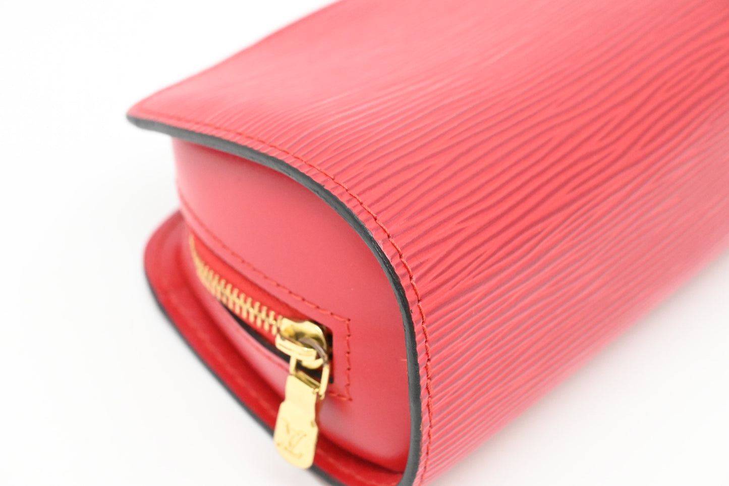Louis Vuitton Dauphine PM Pouch in Red Epi Leather
