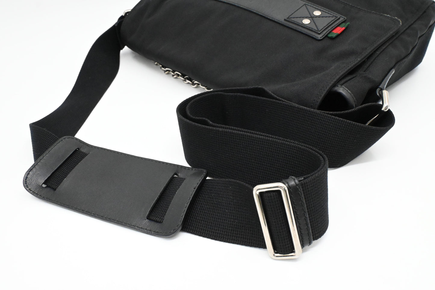 Gucci Messenger Bag in Black Canvas