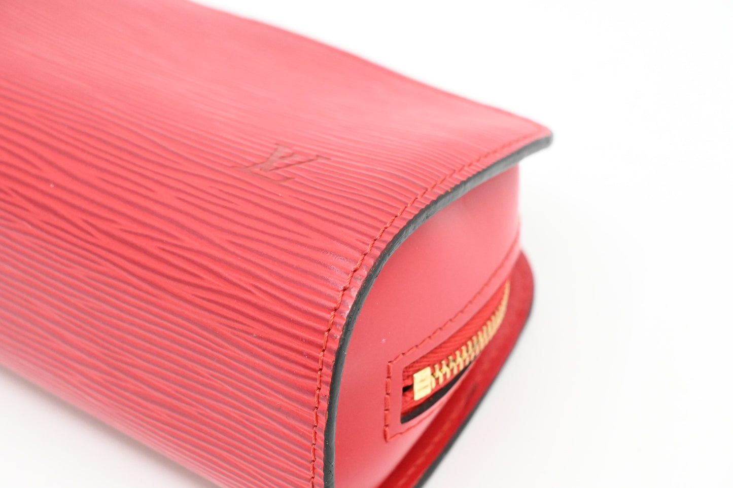 Louis Vuitton Dauphine PM Pouch in Red Epi Leather