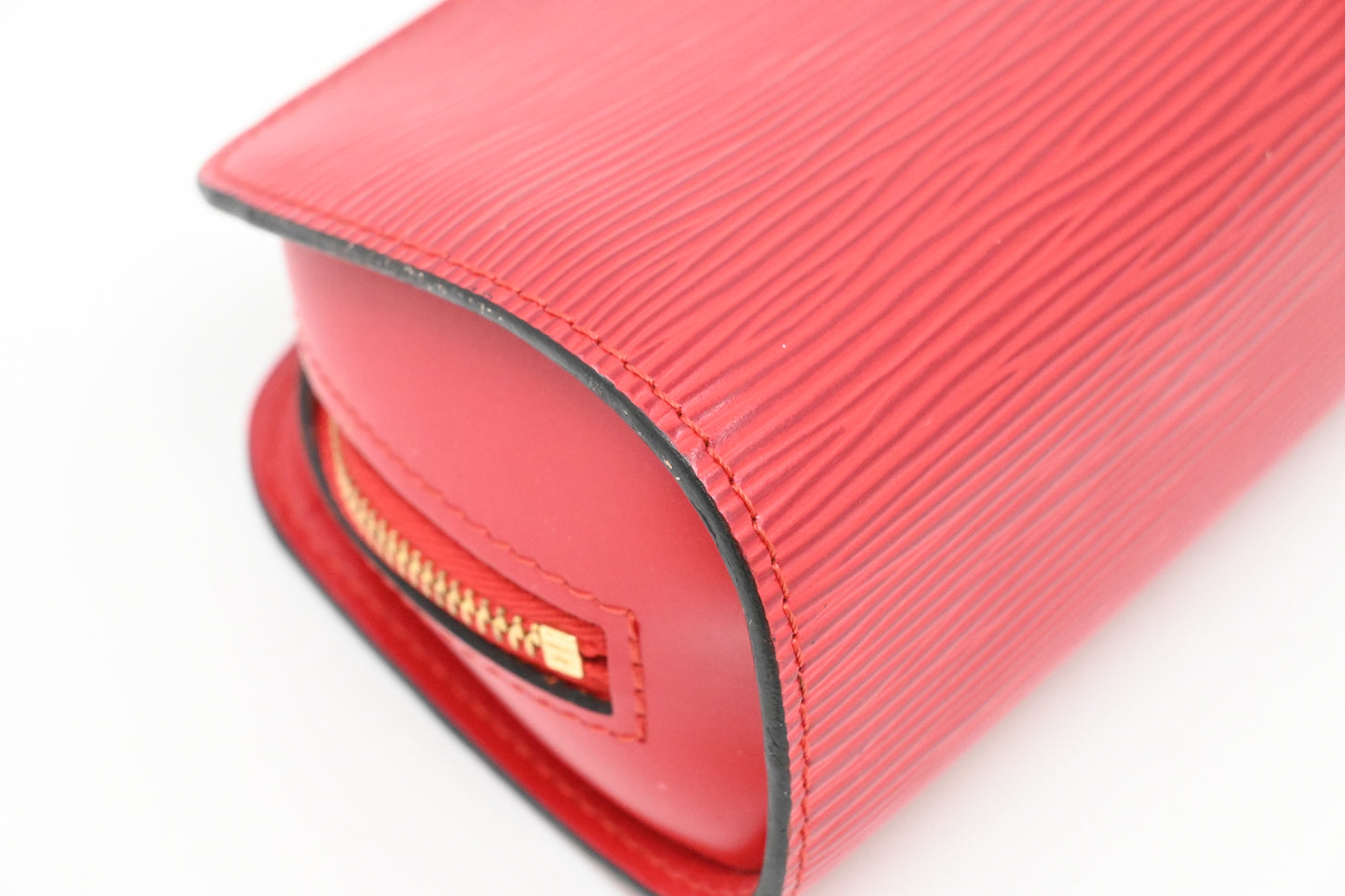 Louis Vuitton Dauphine PM Pouch in Red Epi Leather