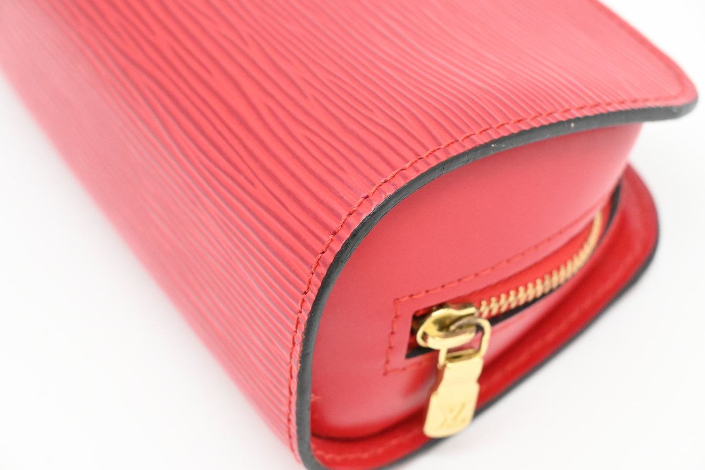 Louis Vuitton Dauphine PM Pouch in Red Epi Leather