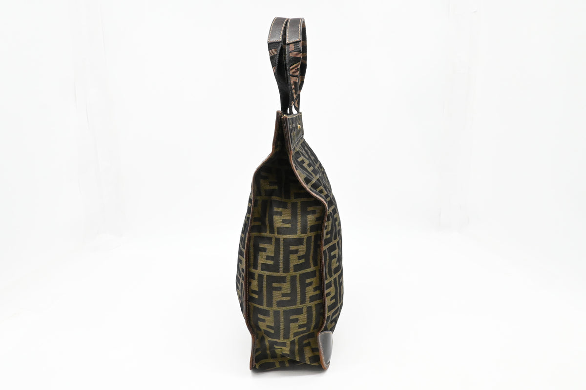 Fendi Folding Tote in Zucca Canvas