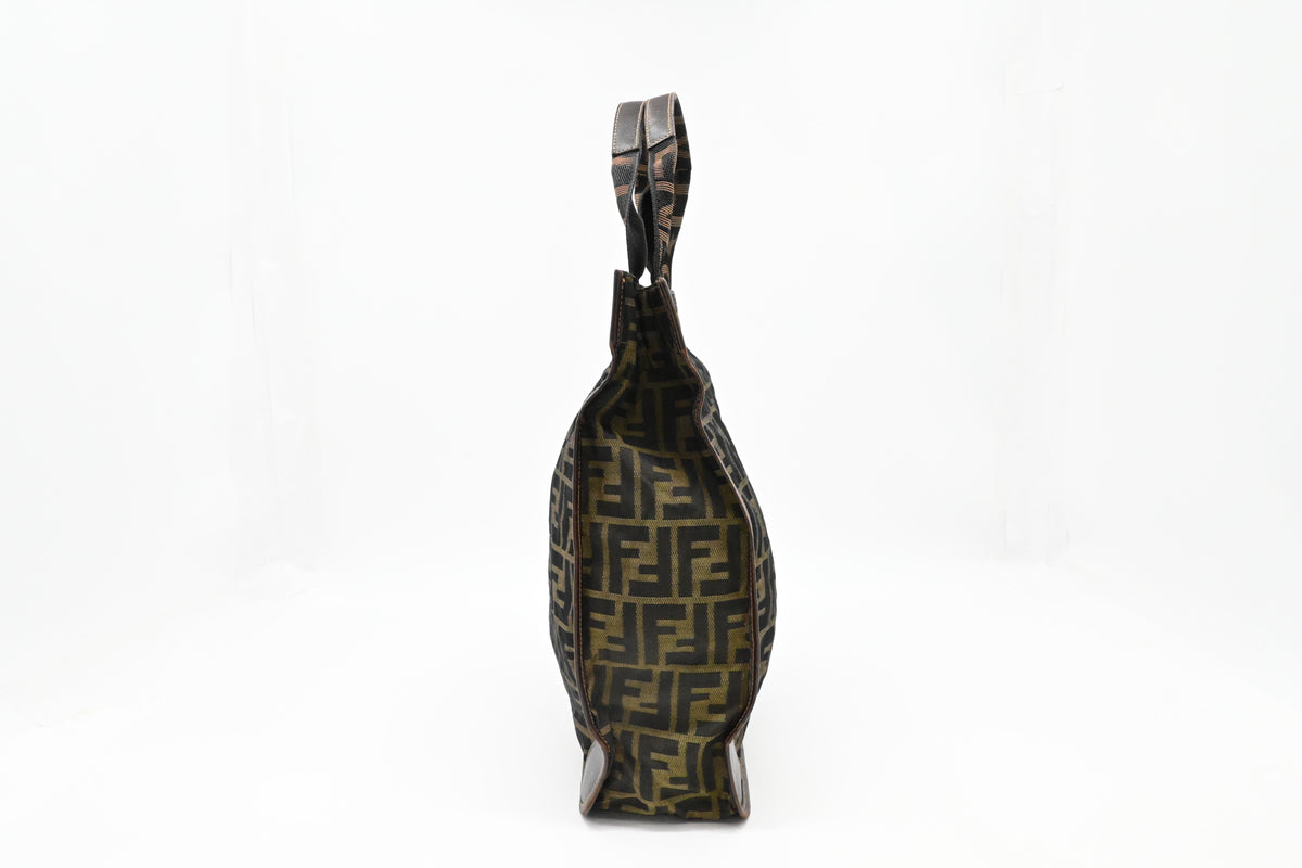 Fendi Folding Tote in Zucca Canvas