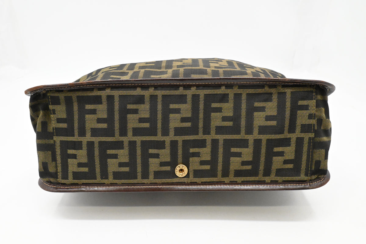 Fendi Folding Tote in Zucca Canvas