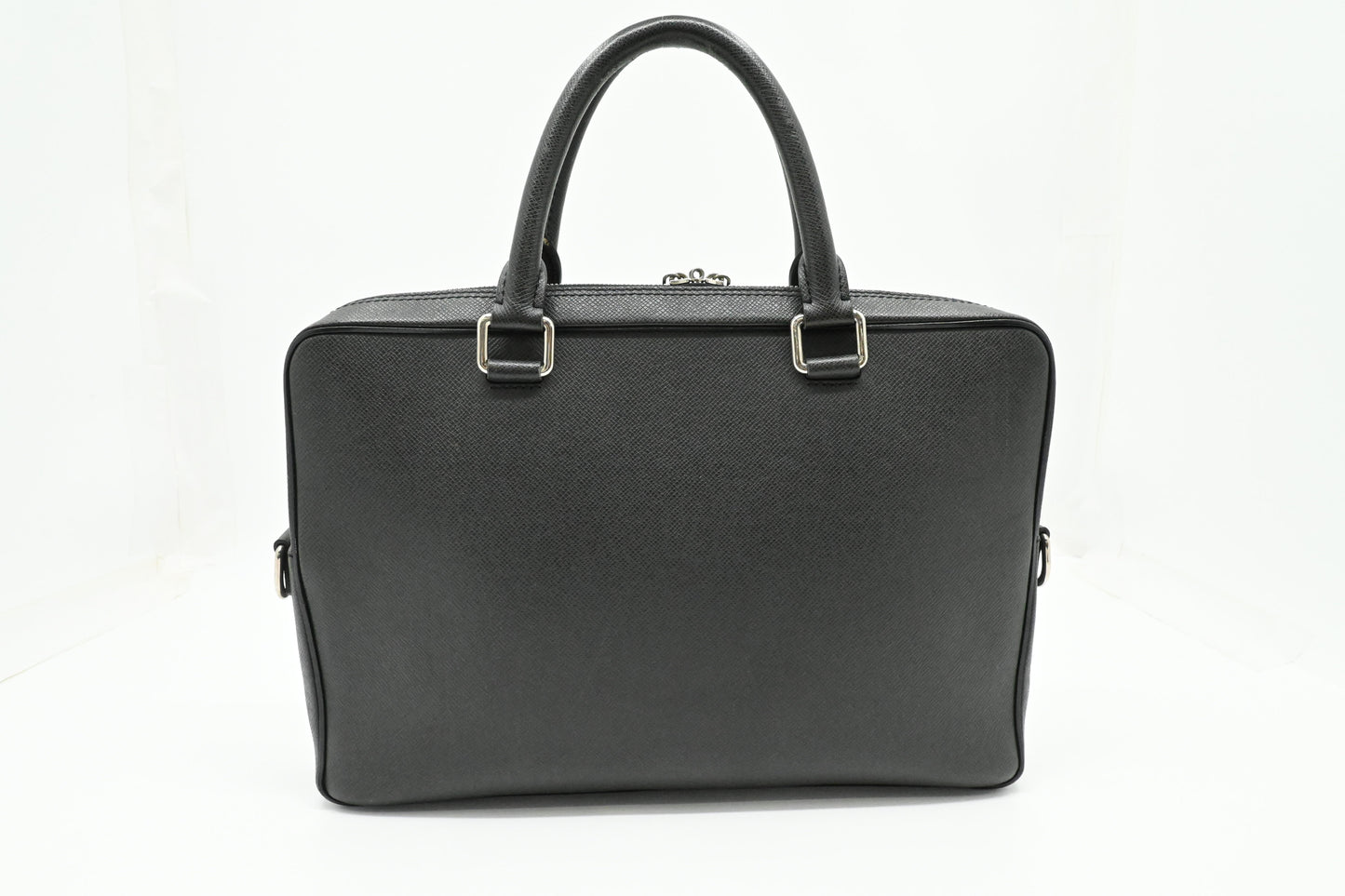 Louis Vuitton Porte Documents in Dark Grey Taiga Leather