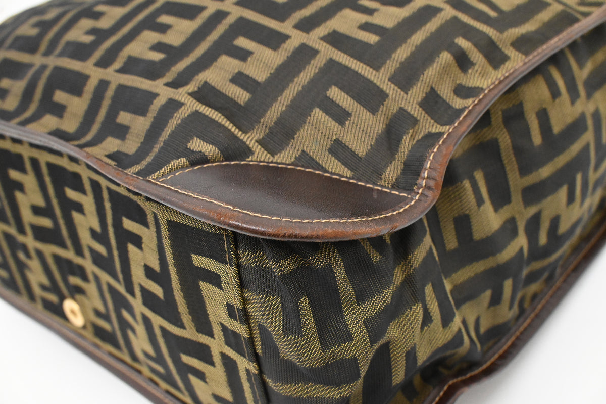 Fendi Folding Tote in Zucca Canvas