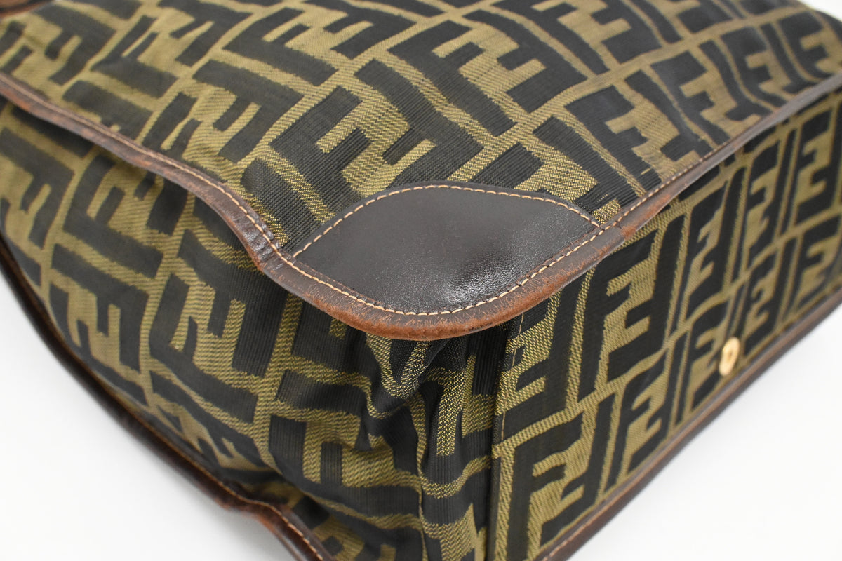 Fendi Folding Tote in Zucca Canvas