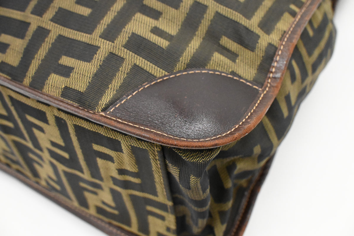 Fendi Folding Tote in Zucca Canvas