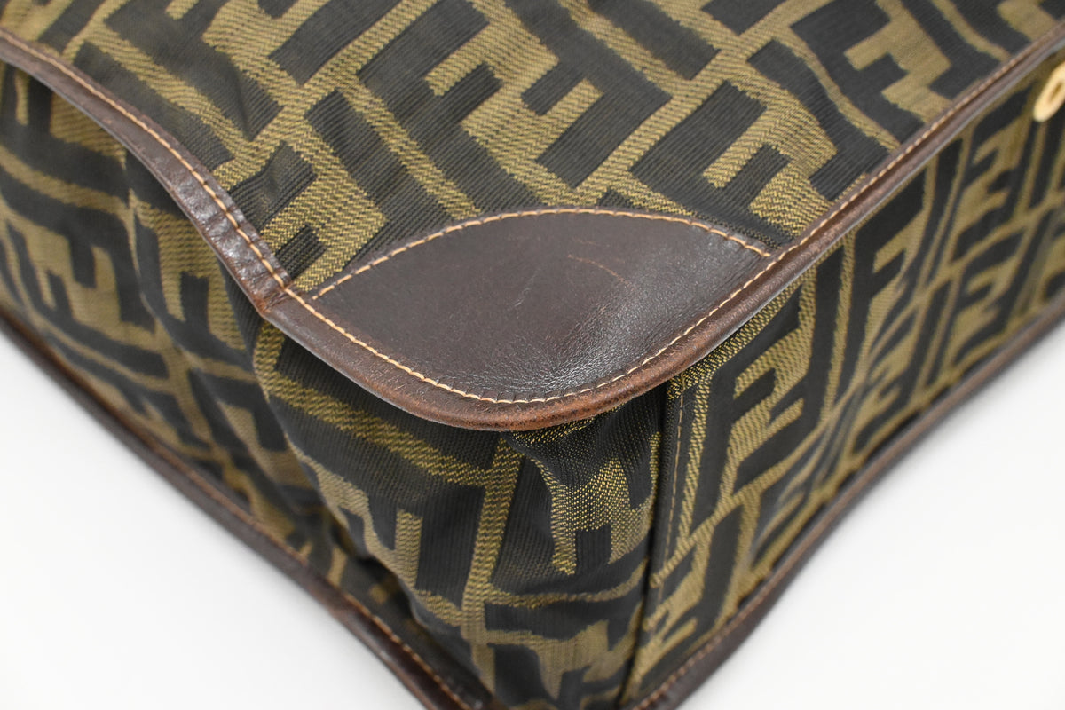 Fendi Folding Tote in Zucca Canvas