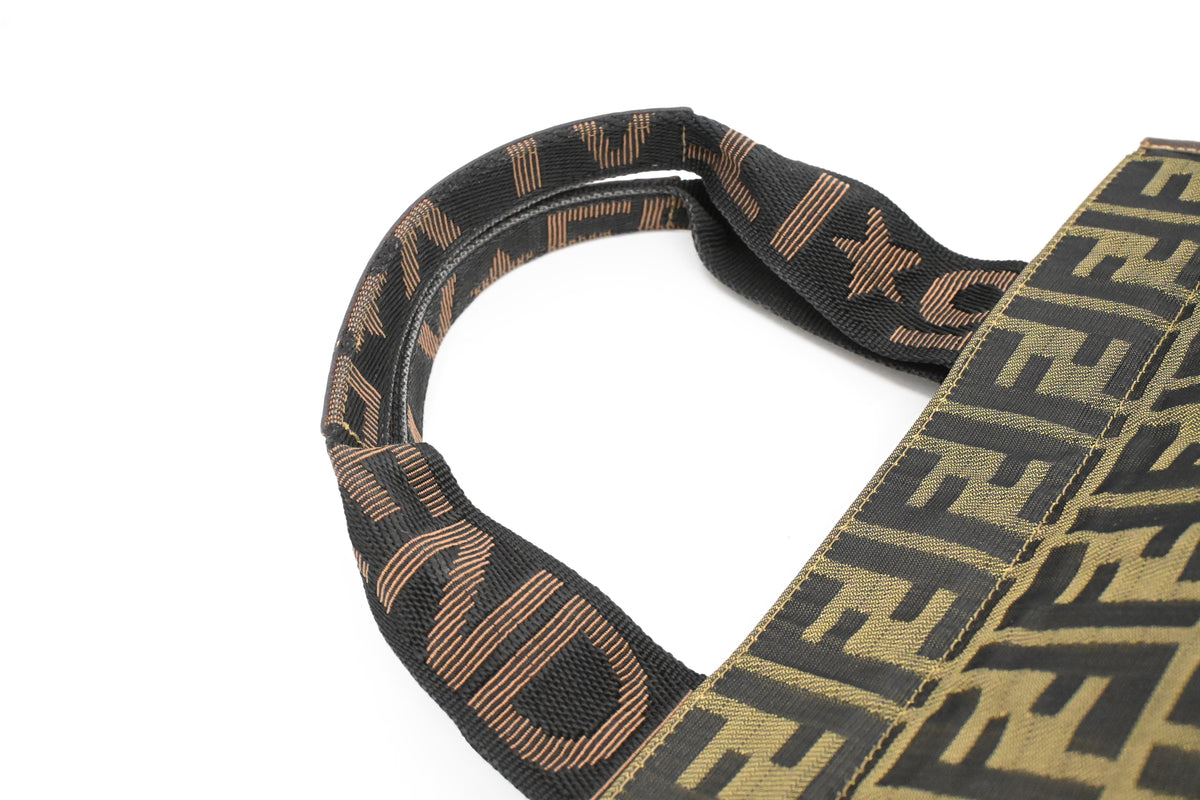 Fendi Folding Tote in Zucca Canvas