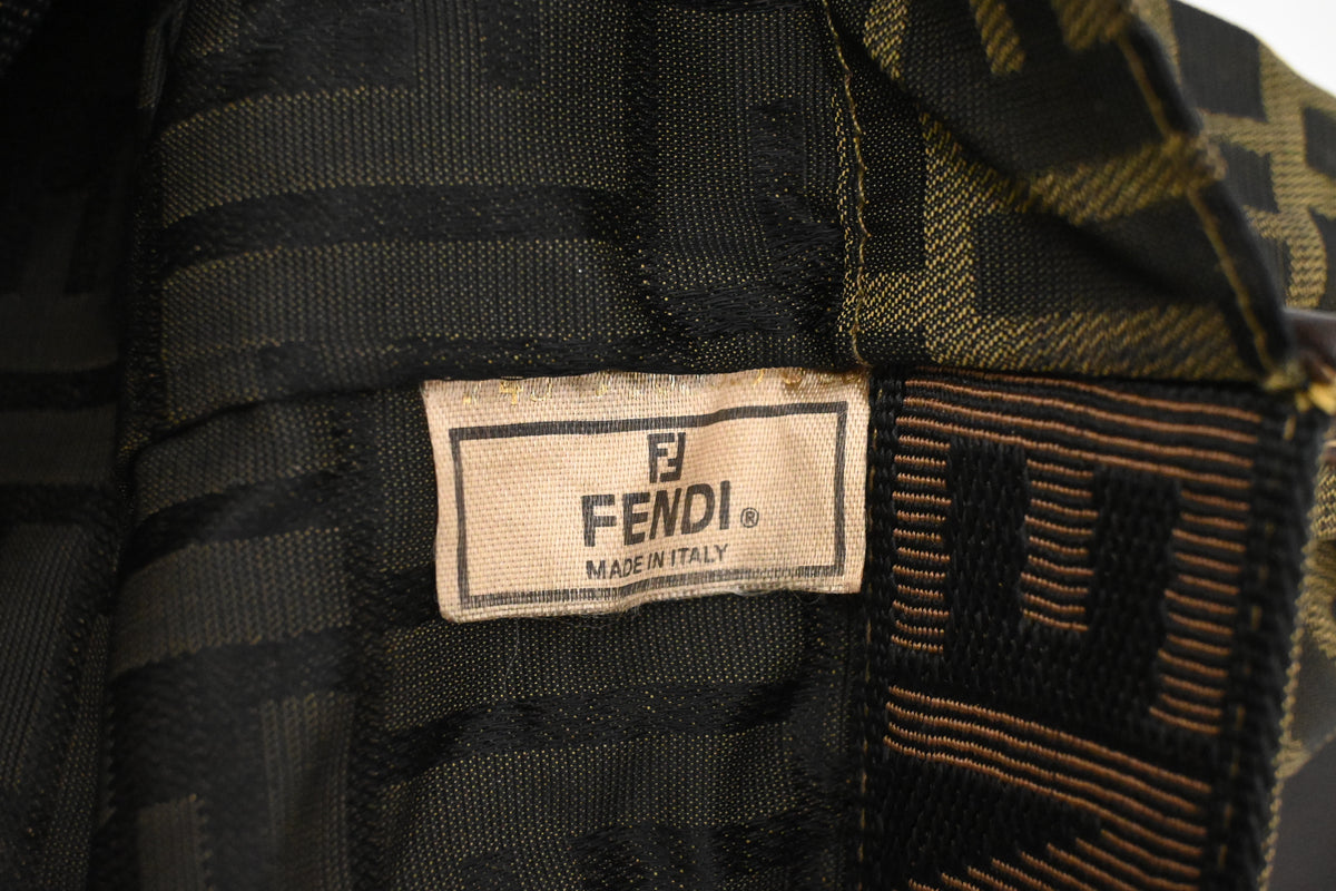 Fendi Folding Tote in Zucca Canvas