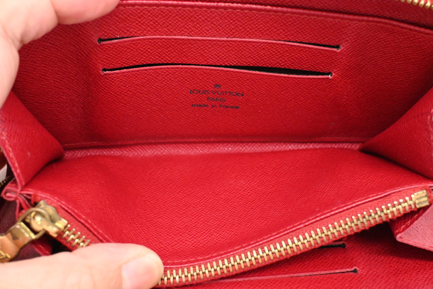 Louis Vuitton x Takashi Murakami Zip Wallet in Cherry Monogram Canvas