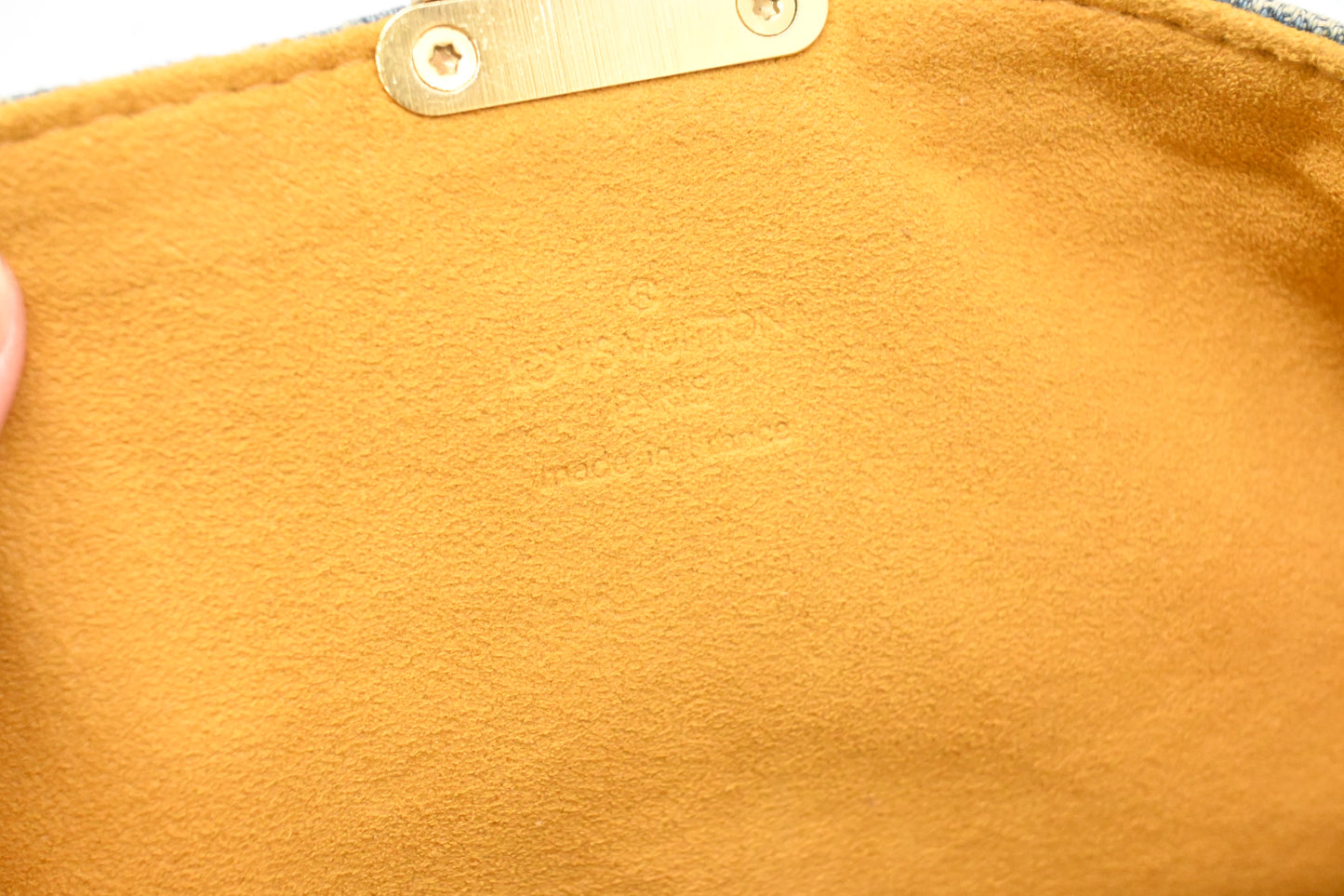 Louis Vuitton Pochette in Monogram Denim