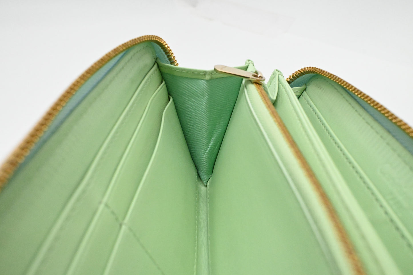 Dior Voyageur Wallet in Light Blue Leather