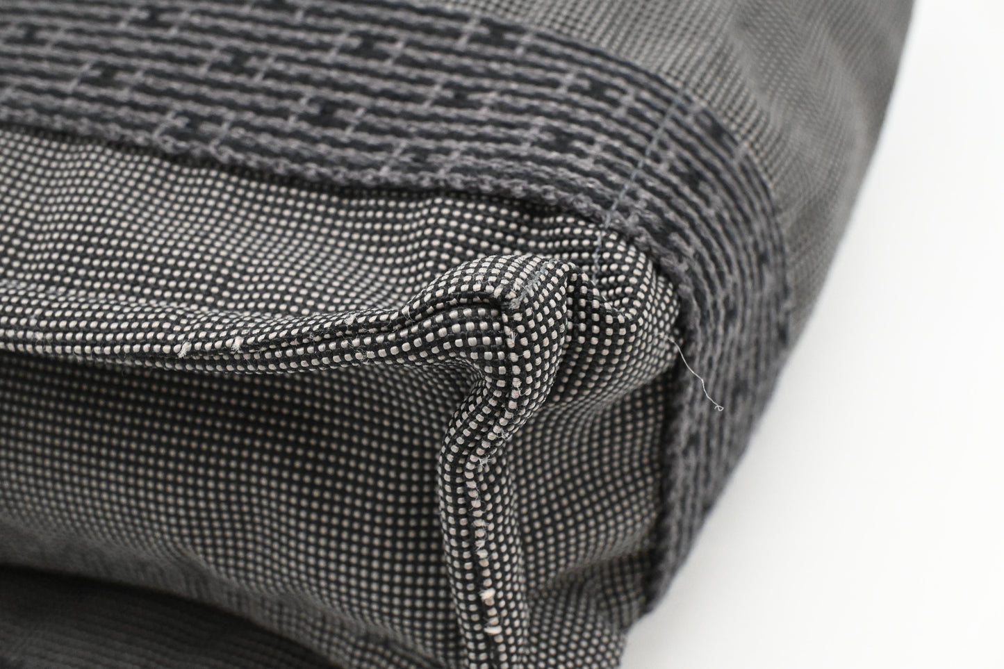 Hermes Herline Bassus PM Messenger Bag in Grey Canvas