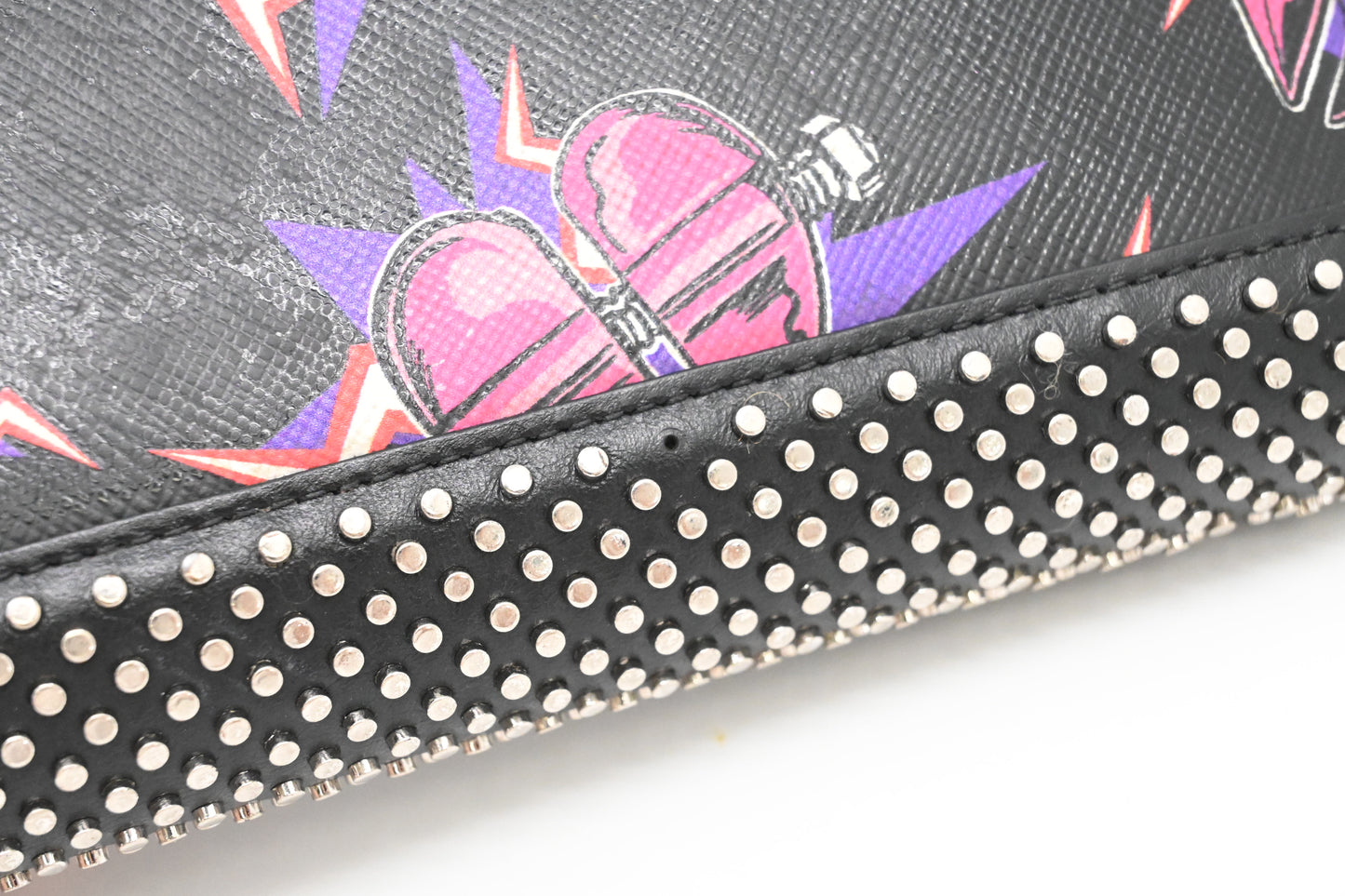Prada x Universal Studios Frankenstein Wallet in Black Multicolor Leather