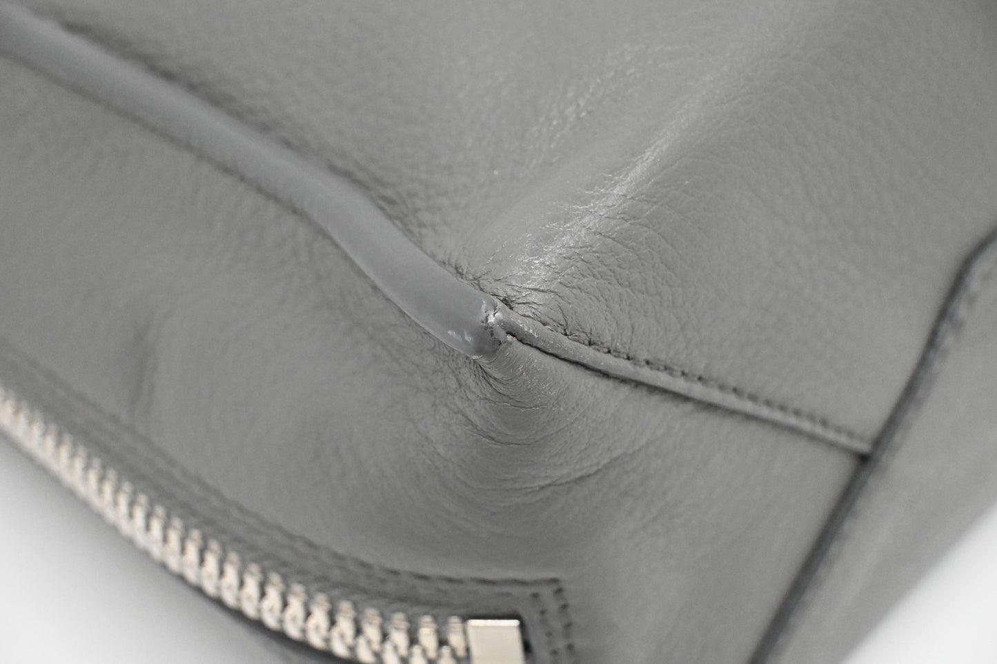 Balenciaga Paper A6 2way Bag in Grey Leather