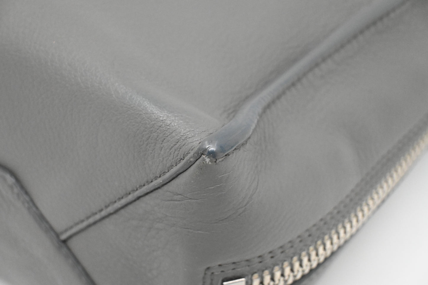 Balenciaga Paper A6 2way Bag in Grey Leather