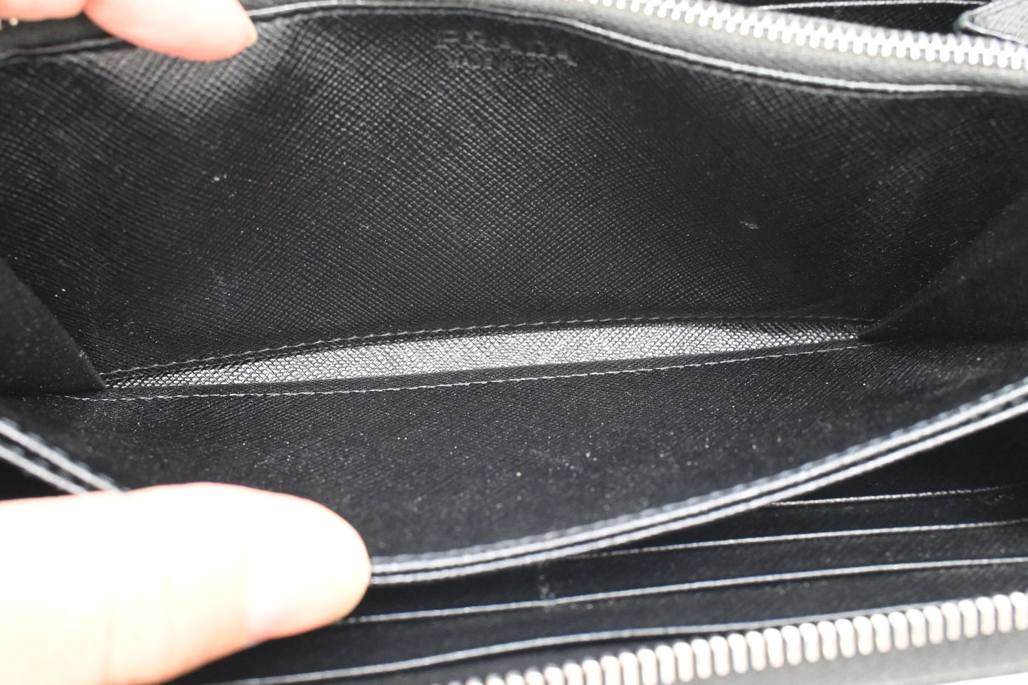 Prada x Universal Studios Frankenstein Wallet in Black Multicolor Leather