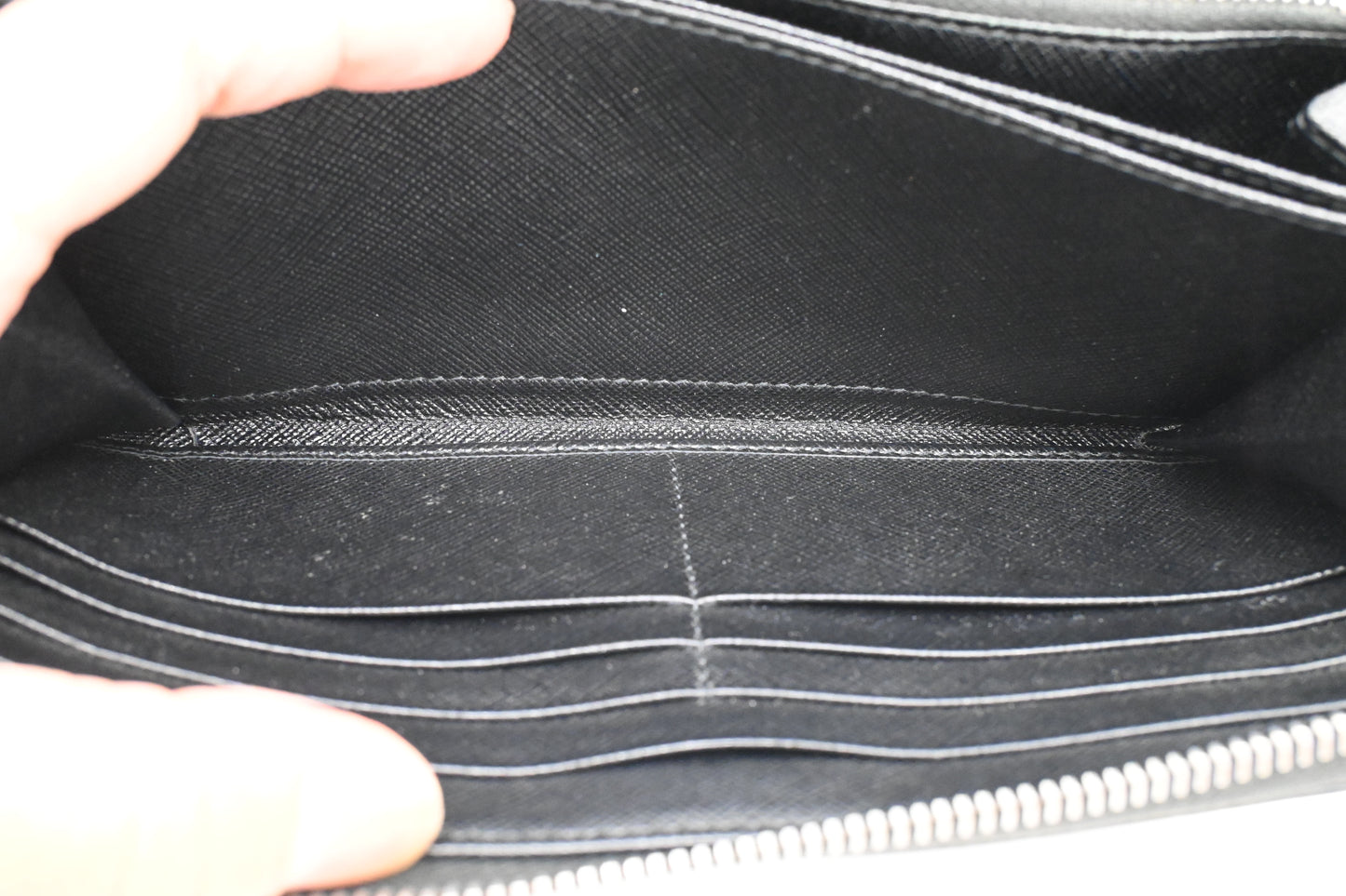 Prada x Universal Studios Frankenstein Wallet in Black Multicolor Leather
