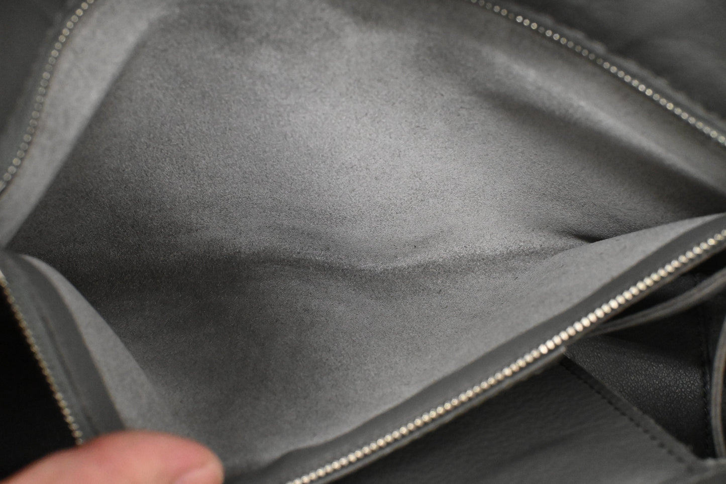 Balenciaga Paper A6 2way Bag in Grey Leather