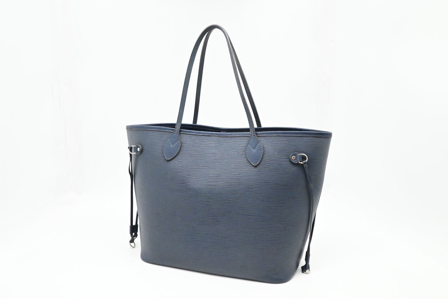 Louis Vuitton Neverfull MM in Blue Epi Leather