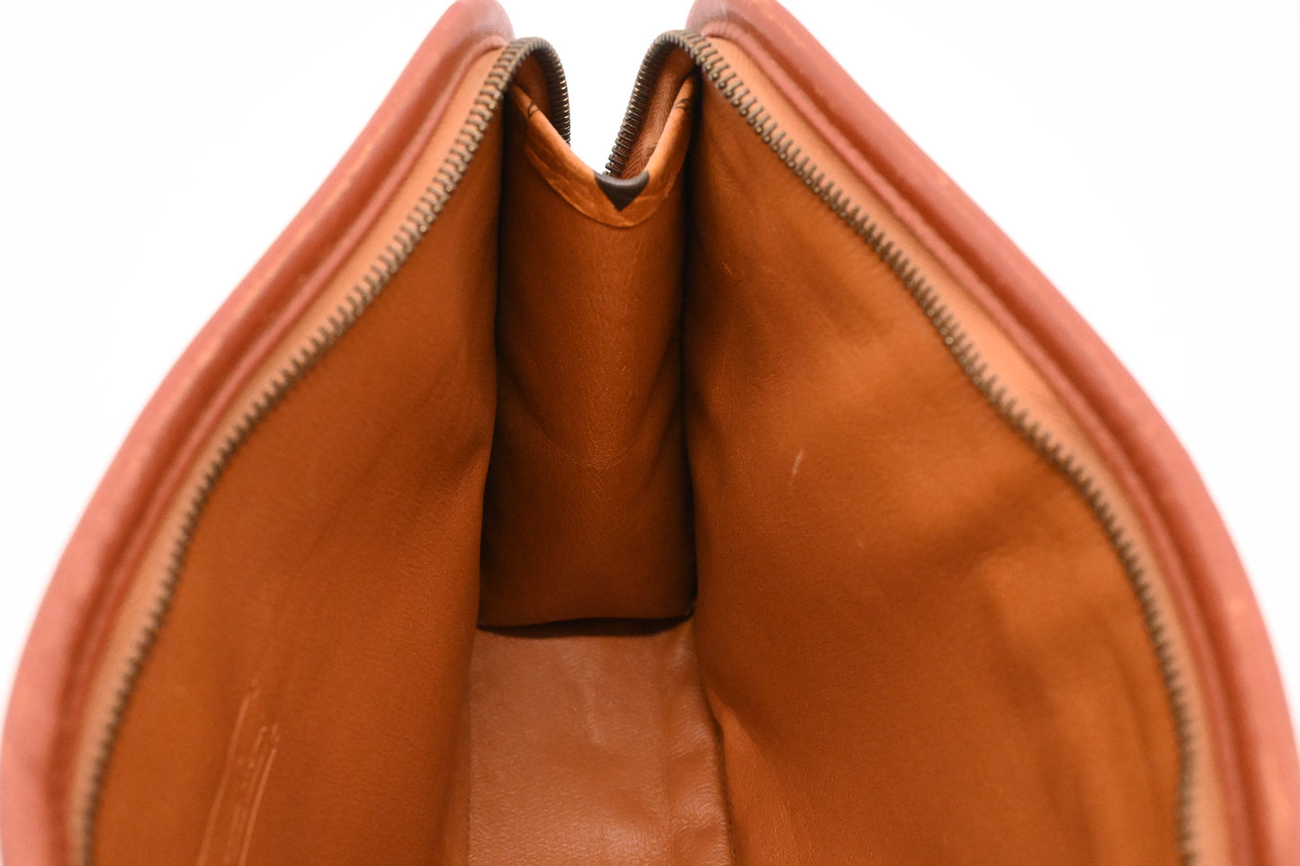 MCM Clutch Bag in Cognac Visetos Canvas