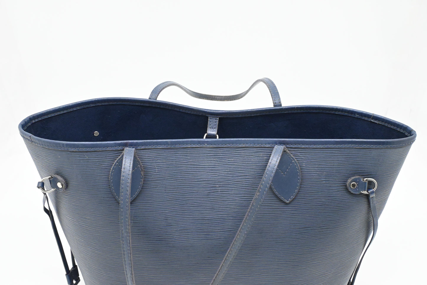 Louis Vuitton Neverfull MM in Blue Epi Leather