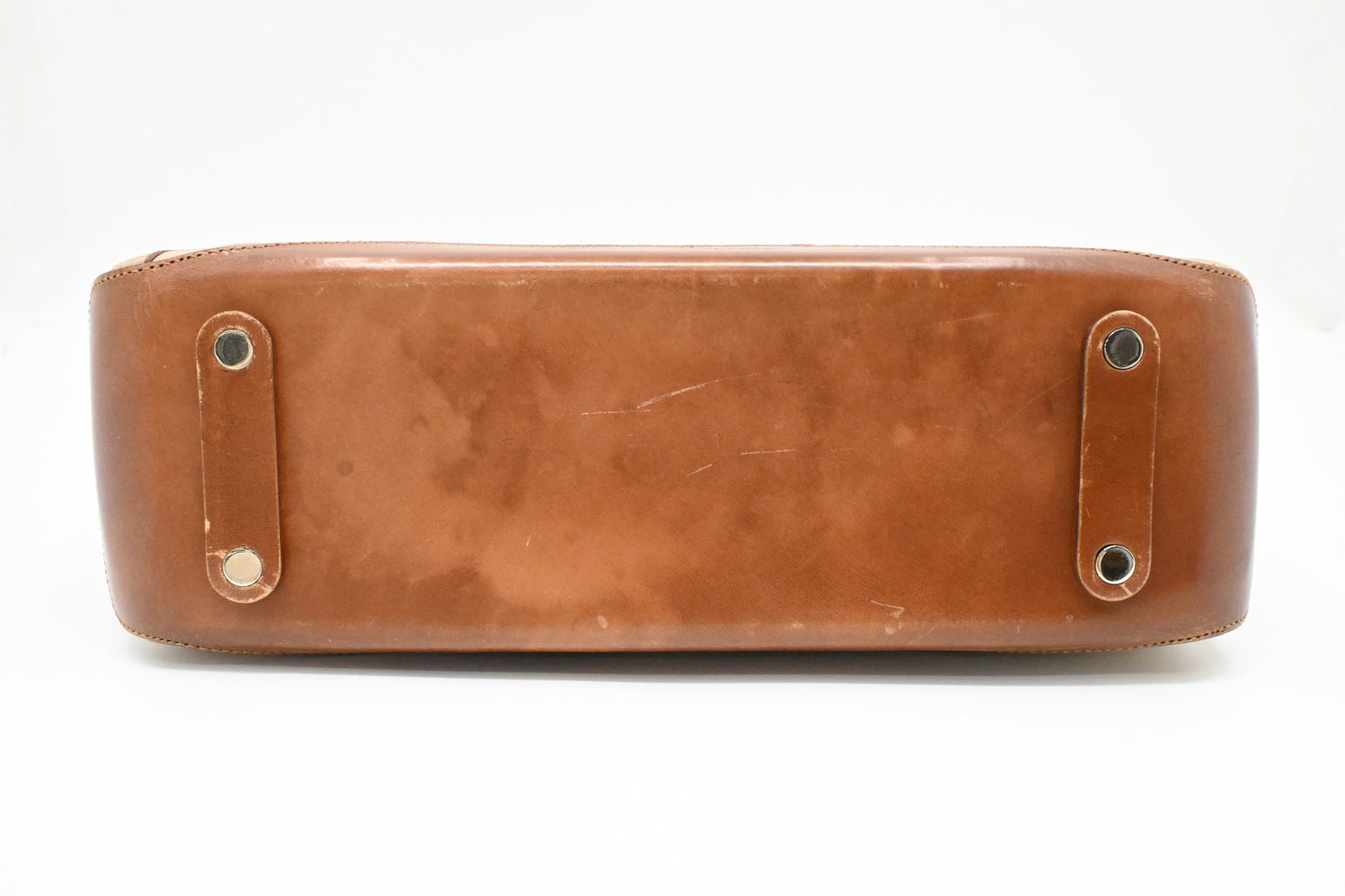 Ferragamo 2way Bag in Beige Suede Leather