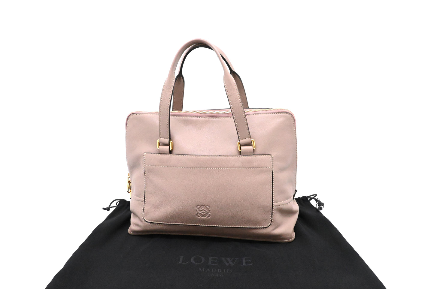 Loewe Handbag in Greige Leather