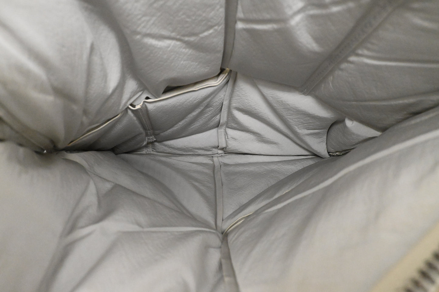 Bottega Veneta Maxi Padded Clutch in White Leather
