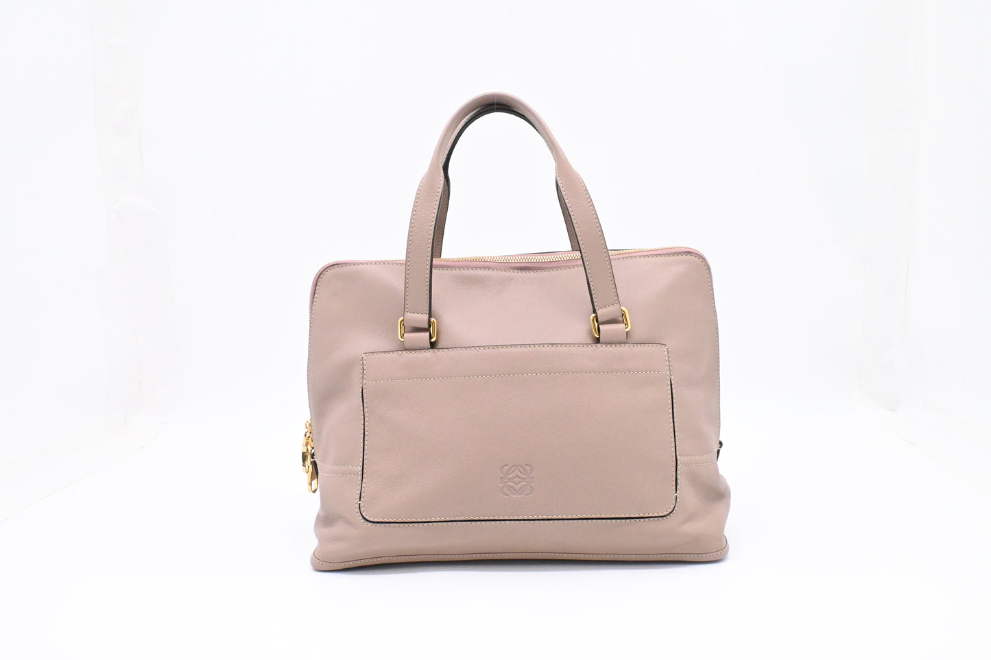 Loewe Handbag in Greige Leather