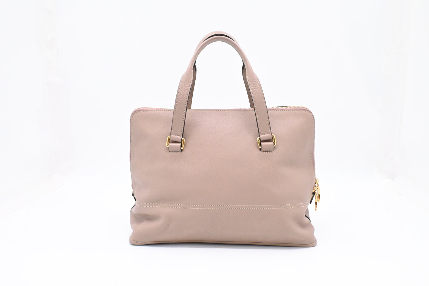 Loewe Handbag in Greige Leather
