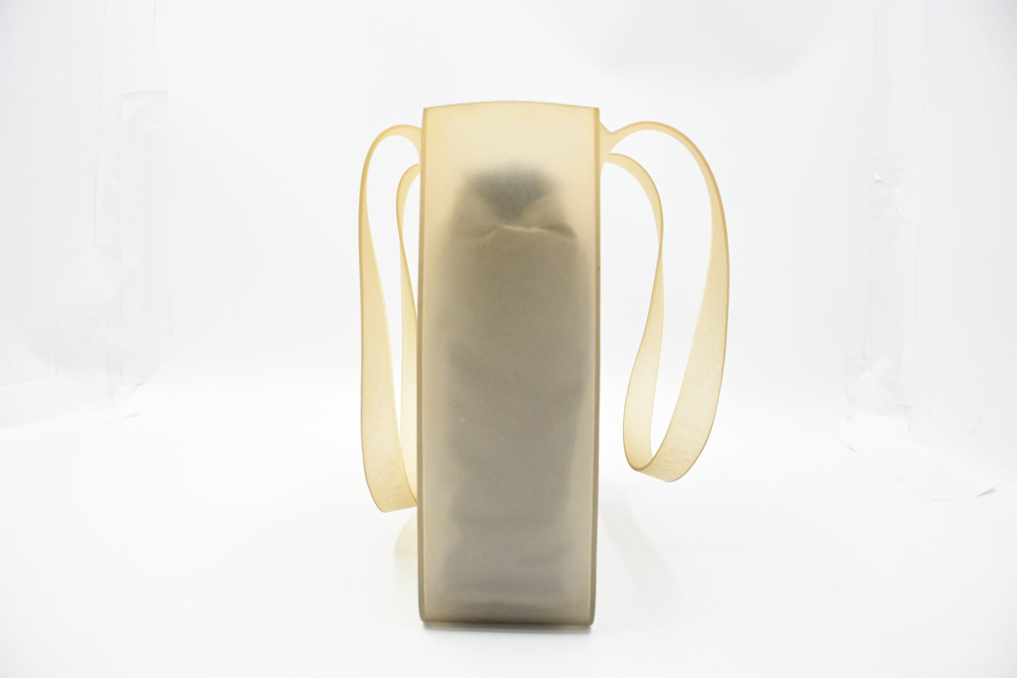 Chanel Small Tote in Beige Rubber