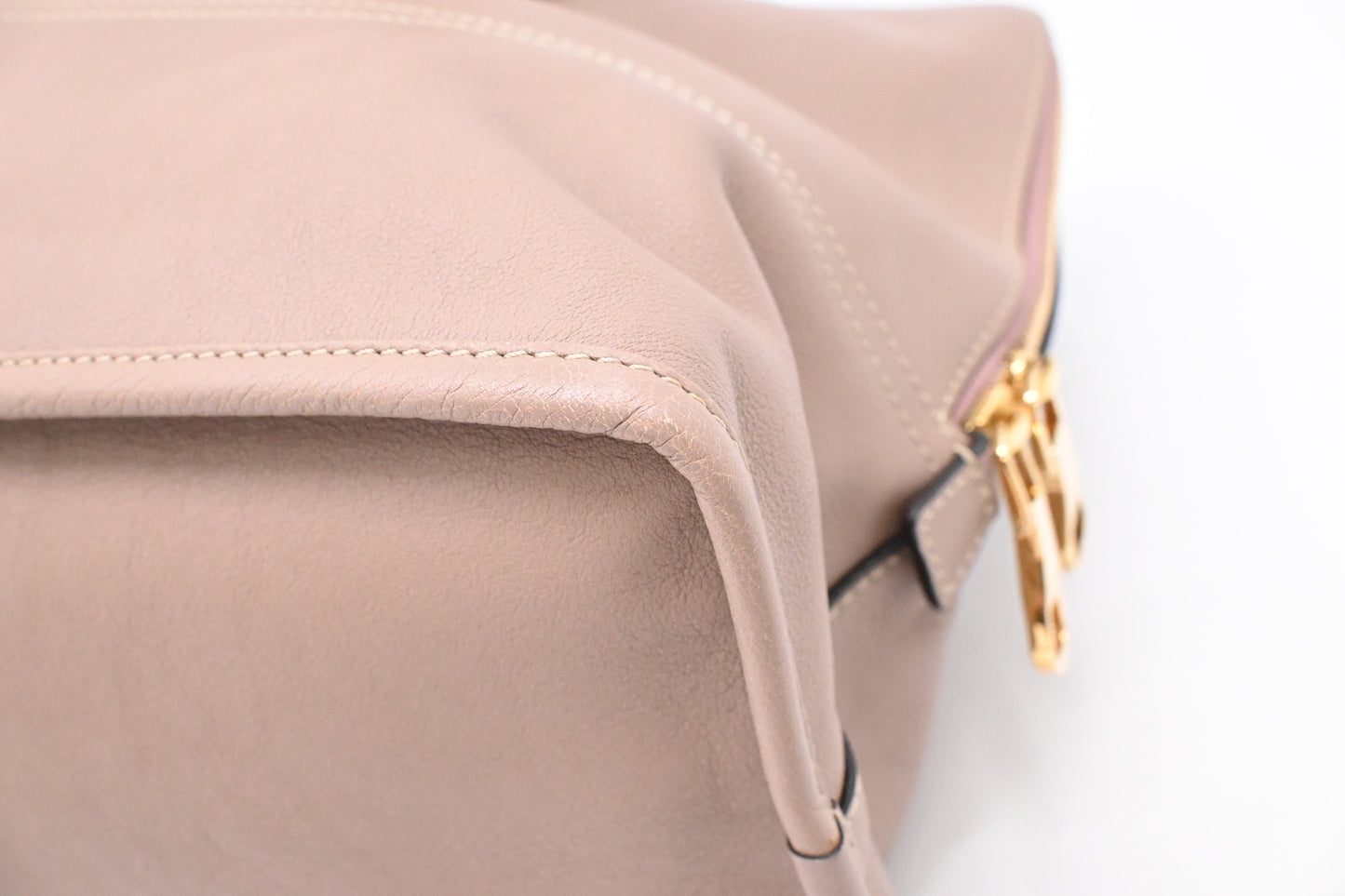 Loewe Handbag in Greige Leather