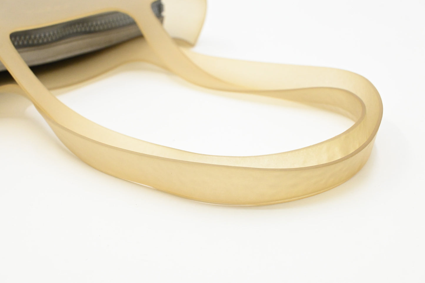 Chanel Small Tote in Beige Rubber