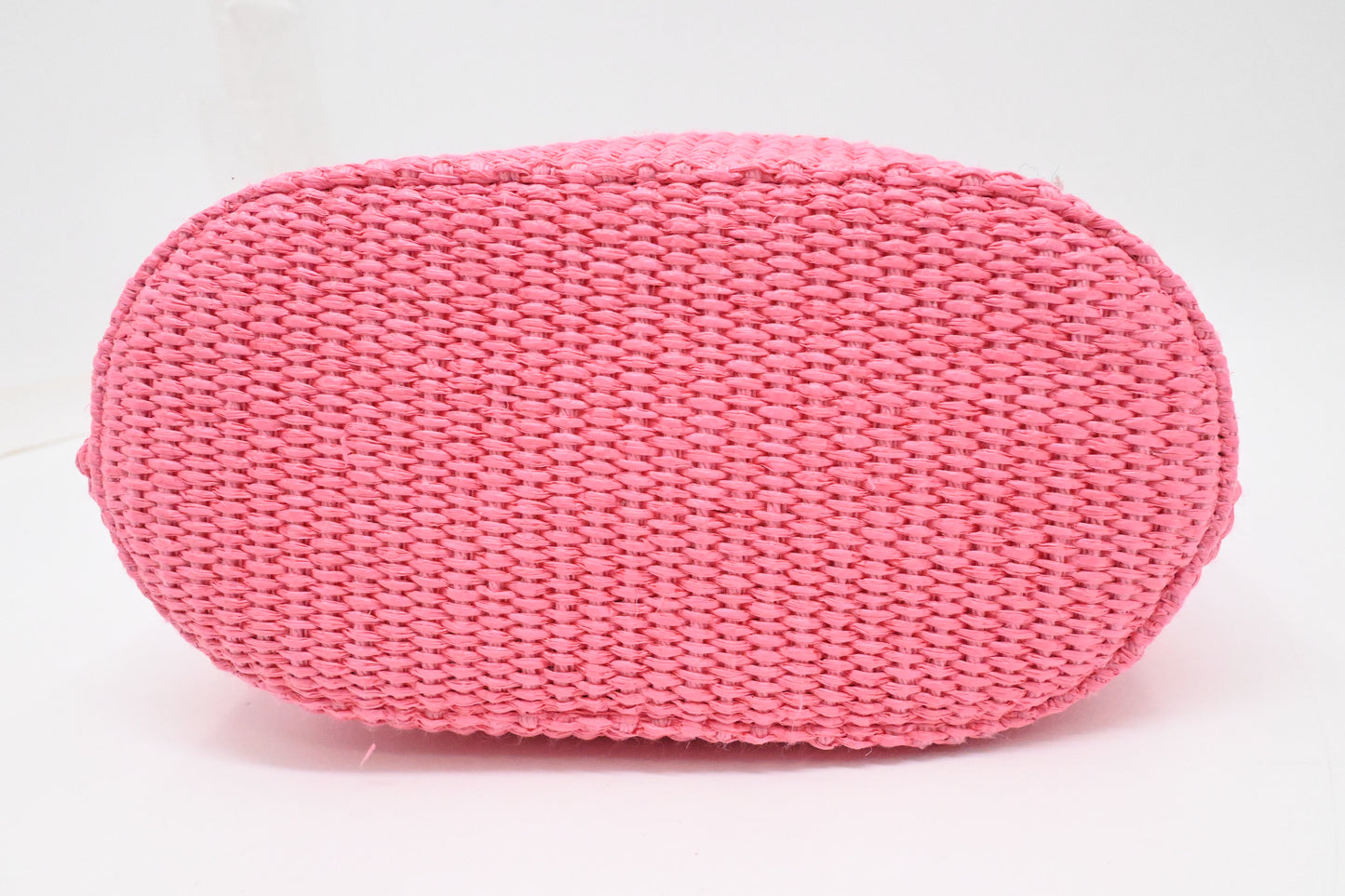 Jimmy Choo 2way Bag in Pink Raffia